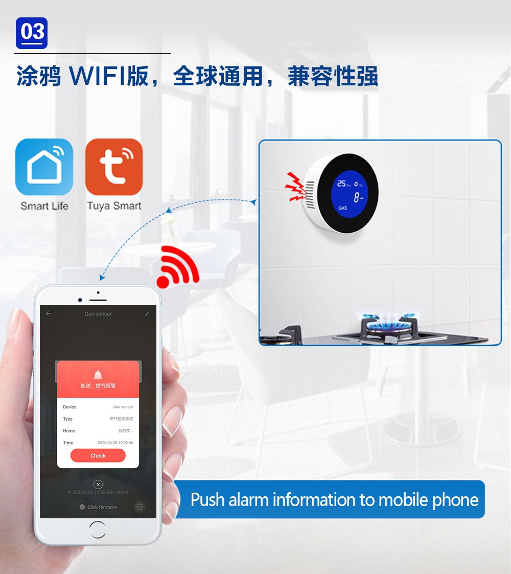 不同環(huán)境下燃?xì)鈭?bào)警器安裝間距有什么規(guī)范？(圖2)